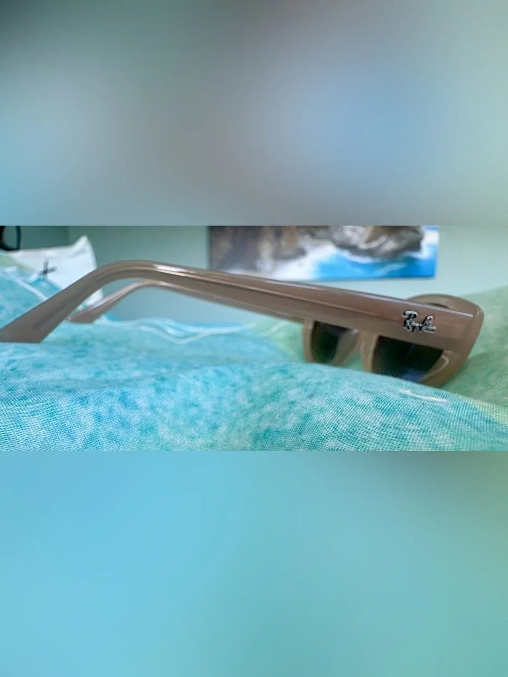 NEW RAY BAN RB4457D opal beige sunglasses